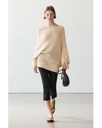 MASSIMO DUTTI - Pullover Oversize Asimmetrico - Lyst