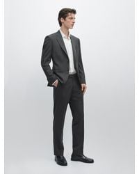 MASSIMO DUTTI - Cool Wool Suit Blazer - Lyst