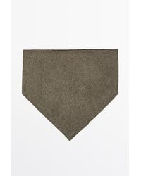 MASSIMO DUTTI - Medium Wool Cashmere Blend Knit Bandana - Lyst