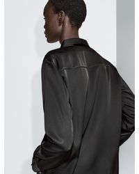 MASSIMO DUTTI - Flowing Satin Shirt - Lyst