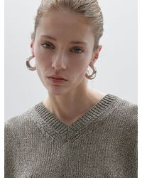 MASSIMO DUTTI - Camiseta Oversize Con Algodón - Lyst