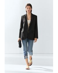 MASSIMO DUTTI - 100% Extra Fine Wool Two-Button Blazer - Lyst
