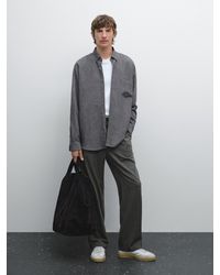 MASSIMO DUTTI - Camicia Morbida Regular Fit - Lyst