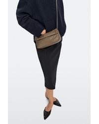 MASSIMO DUTTI - Nappa Leather Crossbody Bag - Lyst