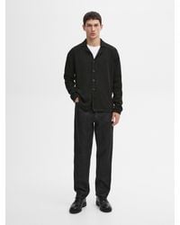 MASSIMO DUTTI - Cardigan Con Patta - Lyst