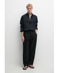 MASSIMO DUTTI - Regular Fit 100% Linen Shirt - Lyst