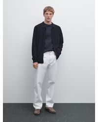 MASSIMO DUTTI - Cárdigan Punto 100% Algodón - Lyst