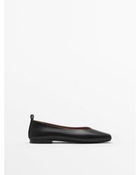 massimo dutti ballet flats