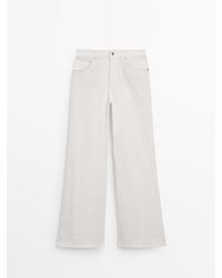 MASSIMO DUTTI - Flare-Fit High-Waist Jeans - Lyst