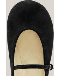 MASSIMO DUTTI - Soft Leather Mule Ballet Flats - Lyst