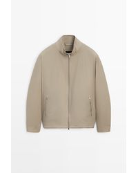 MASSIMO DUTTI - Technical Jacket With Pocket Detail - Lyst
