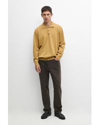 MASSIMO DUTTI - Corduroy Tapered Fit Pants - Lyst