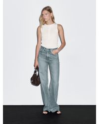 MASSIMO DUTTI - Jeans Wide Leg Tiro Alto - Lyst