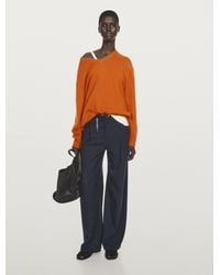 MASSIMO DUTTI - Pull En Maille 100 Cachemire À Col En V - Lyst