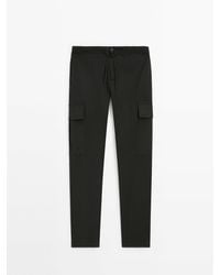 MASSIMO DUTTI - Jogger Fit Cargo Trousers - Lyst