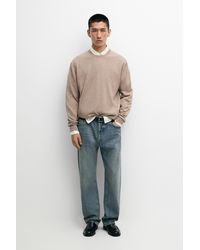 MASSIMO DUTTI - 100% Cashmere Ribbed Knit Sweater - Lyst