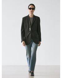 MASSIMO DUTTI - 100% Wool Three-Button Blazer - Lyst