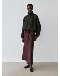 MASSIMO DUTTI - Pareo Midi Skirt - Lyst