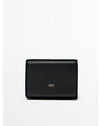 MASSIMO DUTTI - Compacte Nappaleren Portefeuille - Lyst