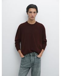 MASSIMO DUTTI - Maglia Con Collo Rotondo - Lyst