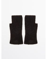 MASSIMO DUTTI - Alpaca Blend Mittens - Lyst