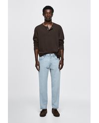 MASSIMO DUTTI - Slim Fit Cropped Jeans - Lyst