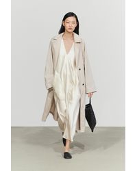MASSIMO DUTTI - Satin Lingerie Midi Dress - Lyst