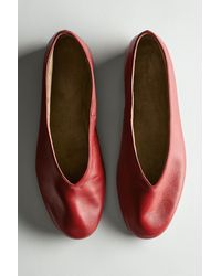 MASSIMO DUTTI - Soft Leather Ballerinas - Lyst