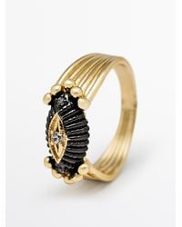 MASSIMO DUTTI - Jeweled Rhinestone Ring - Lyst