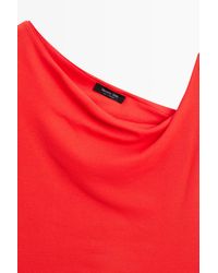 MASSIMO DUTTI - Asymmetric Off-The-Shoulder Top - Lyst