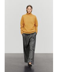 MASSIMO DUTTI - 100% Cashmere High Neck Knit Sweater - Lyst