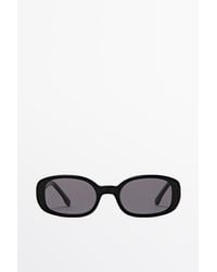 MASSIMO DUTTI - 90S-Style Rounded Sunglasses - Lyst