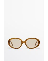 MASSIMO DUTTI - Oval Sunglasses - Lyst