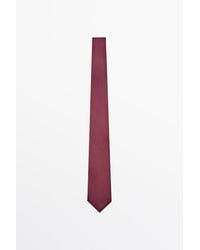 MASSIMO DUTTI - Cravatta Strutturata 100% Seta - Lyst