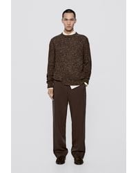 MASSIMO DUTTI - Flecked Knit Sweater - Lyst