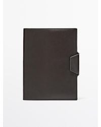 MASSIMO DUTTI - Nappa Leather Notebook Cover - Lyst