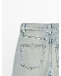 MASSIMO DUTTI - High-Waist Wide-Leg Jeans - Lyst