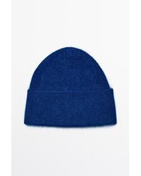 MASSIMO DUTTI - 100% Cashmere Knit Beanie - Lyst