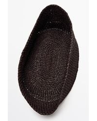 MASSIMO DUTTI - Raffia Pillbox Hat - Lyst