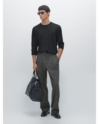 MASSIMO DUTTI - Strickpullover Aus 100 Kaschmir Mit Rundausschnitt - Lyst