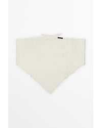 MASSIMO DUTTI - 100% Cashmere Knit Bandana - Lyst