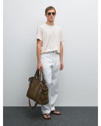 MASSIMO DUTTI - T-Shirt Léger 100 Coton - Lyst