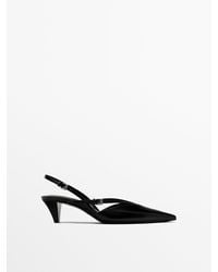MASSIMO DUTTI - Slingback Shoes With Instep Straps - Lyst