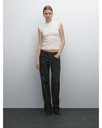 MASSIMO DUTTI - Maglietta Con Maniche Raglan Testurizzata - Lyst