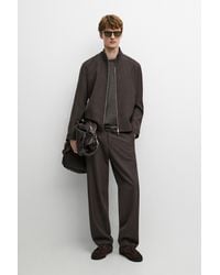 MASSIMO DUTTI - 100% Cool Wool Total Look Jacket - Lyst