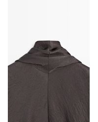 MASSIMO DUTTI - Vestido Largo Fluido Lazada - Lyst