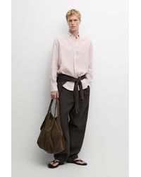 MASSIMO DUTTI - Camisa Regular Fit 100% Lino - Lyst