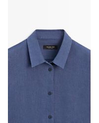 MASSIMO DUTTI - Flowing 100% Linen Shirt - Lyst
