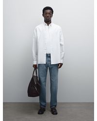 MASSIMO DUTTI - Camicia Gessata Regular Fit - Lyst