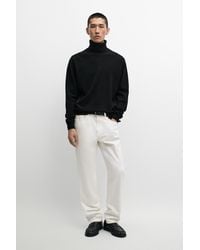 MASSIMO DUTTI - 100% Wool Knit Turtleneck Sweater - Lyst